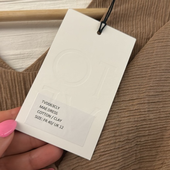 TOVE MAE Organic Cotton Clay Dress BRAND NEW $773MSRP sz 38,40,42 - Picture 8 of 16